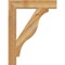 Ekena Millwork Funston Block Rough Sawn Bracket, Western Red Cedar, 4"W x 24"D x 32"H BKT04X24X32FST05RWR - alternate 4